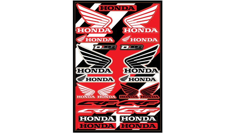 D'COR Decal Sticker Sheet - Honda