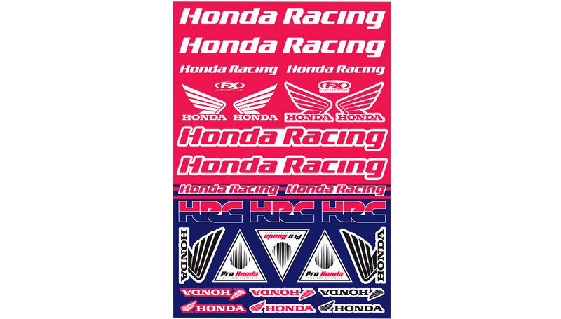 Factory Effex Decal Sticker Sheet - Honda