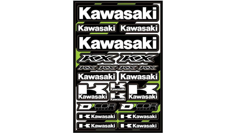 D'COR Decal Sticker Sheet - Kawasaki