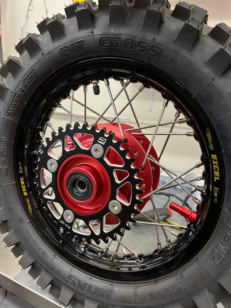 Excel Takasago Black 12" Rear Rim - CRF/KLX110